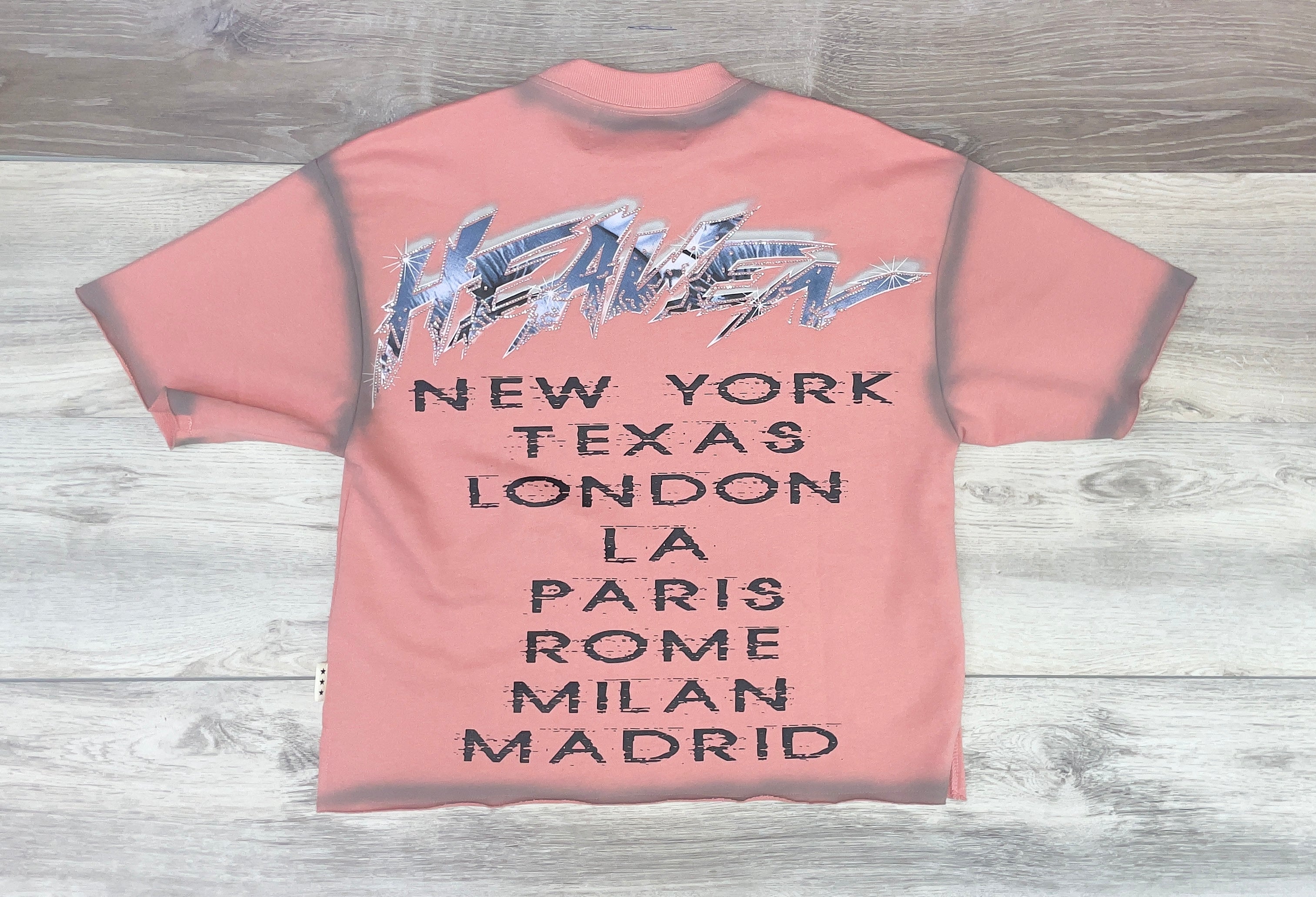 BKYS DUSTY CORAL BOXING GRAPHIC TEE