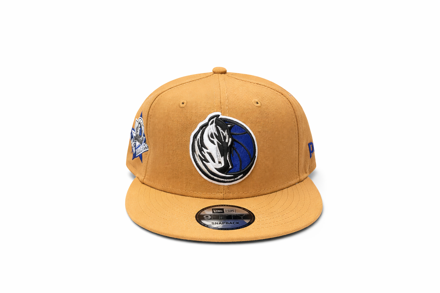 TAN EMBROIDERED LOGO SNAPBACK