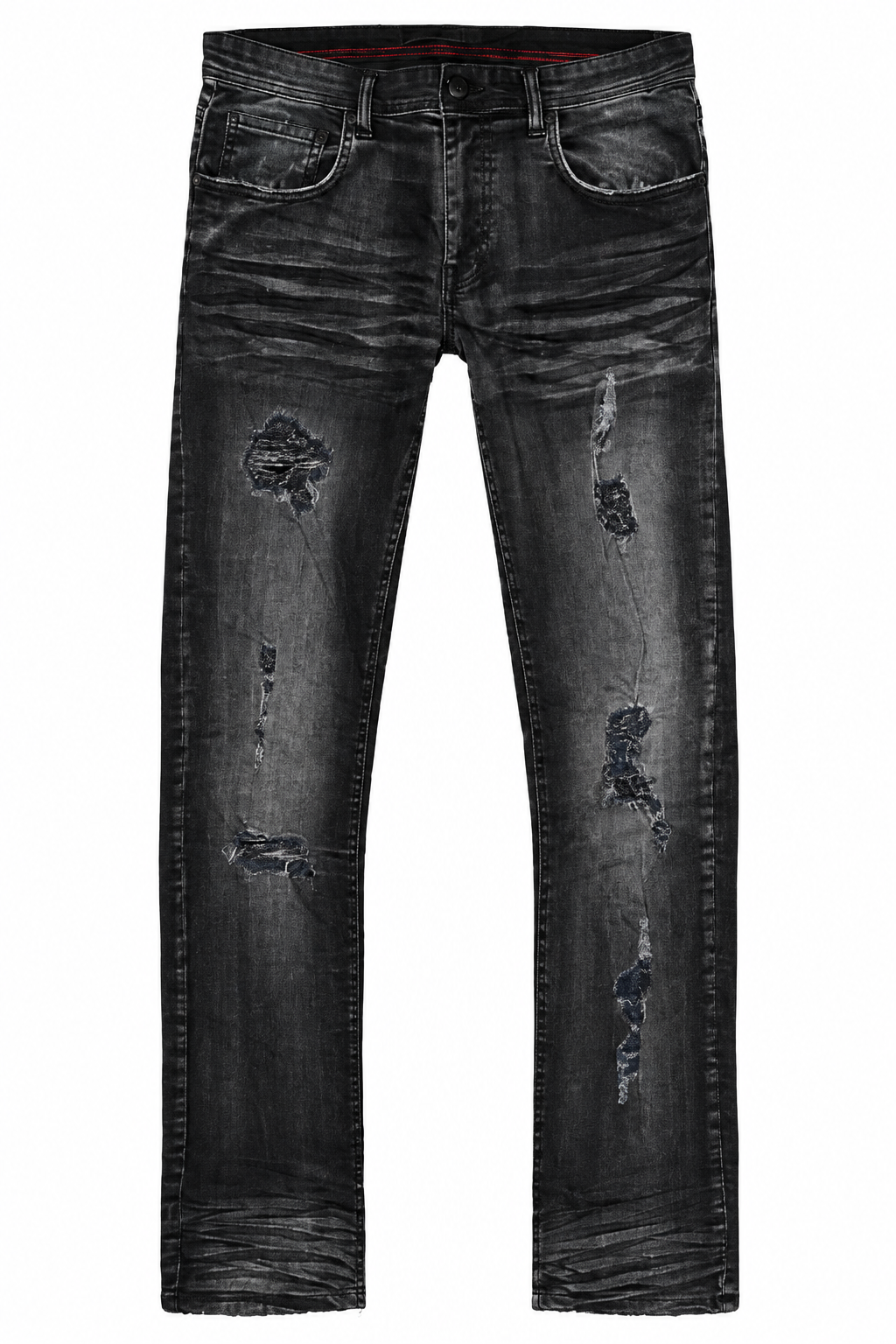 Denim pants black