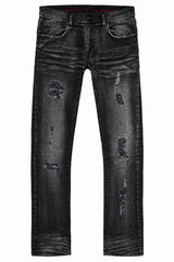 Denim pants black