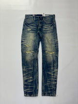 SMOKE RISE BLUE DISTRESSED JEANS
