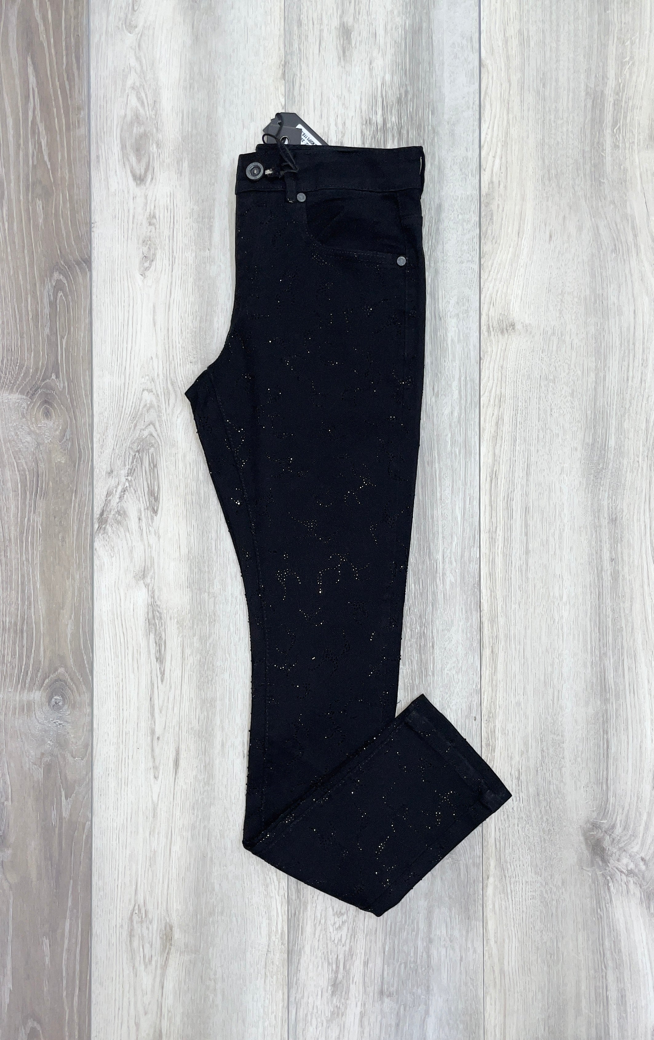 BLACK SPARKLE JEANS