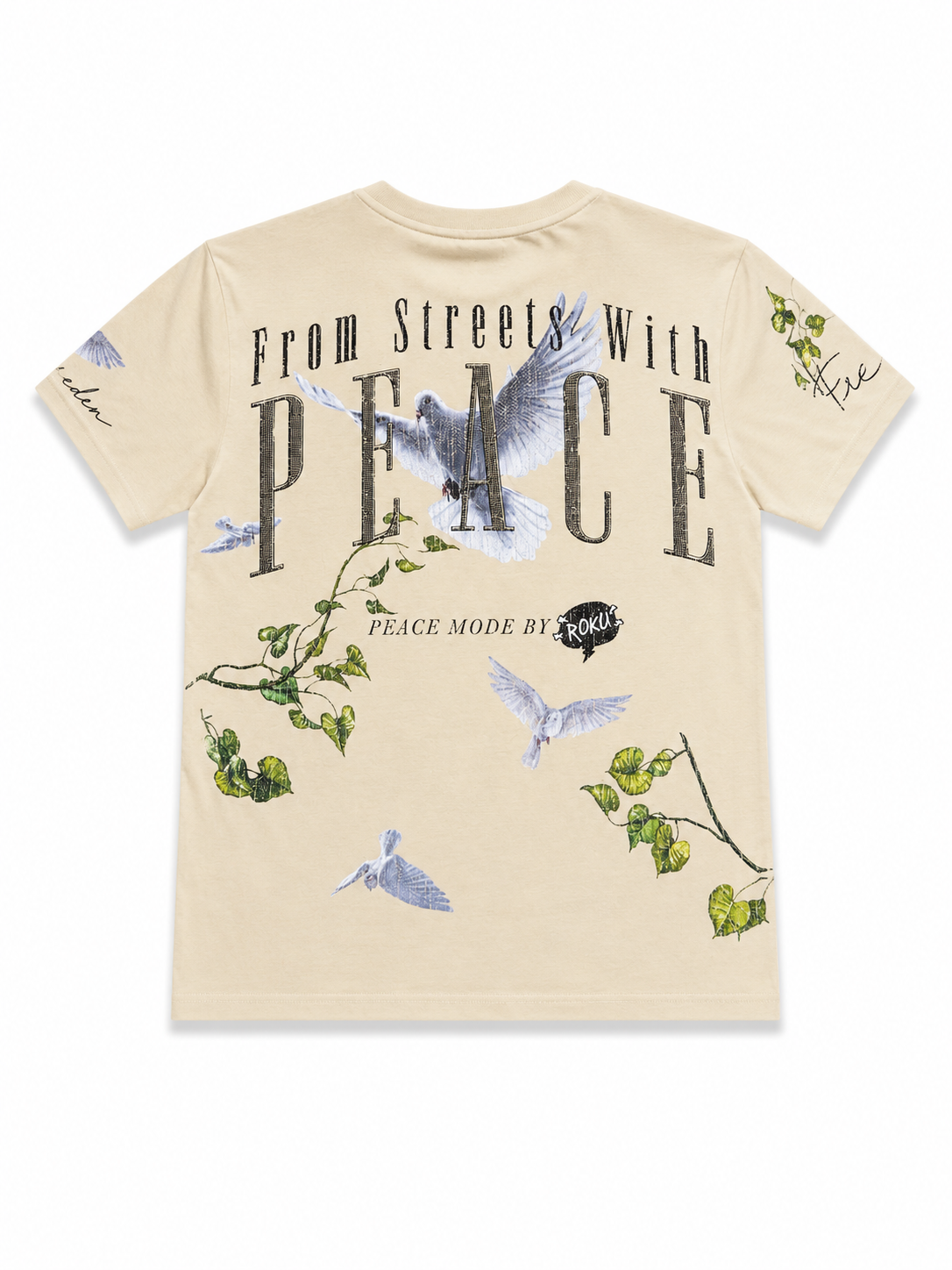 CREAM PURE BREED GRAPHIC TEE – REDUSTUDIO