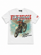WHITE DAREDEVIL MOTOR GRAPHIC TEE – REDUSTUDIO