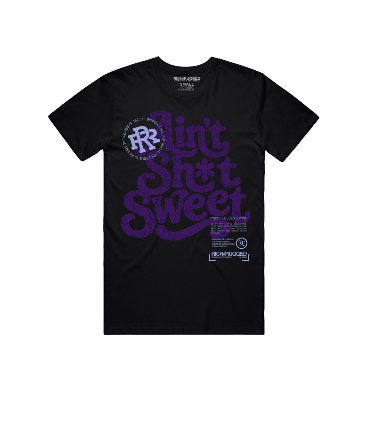 Rich & Rugged black T-shirt