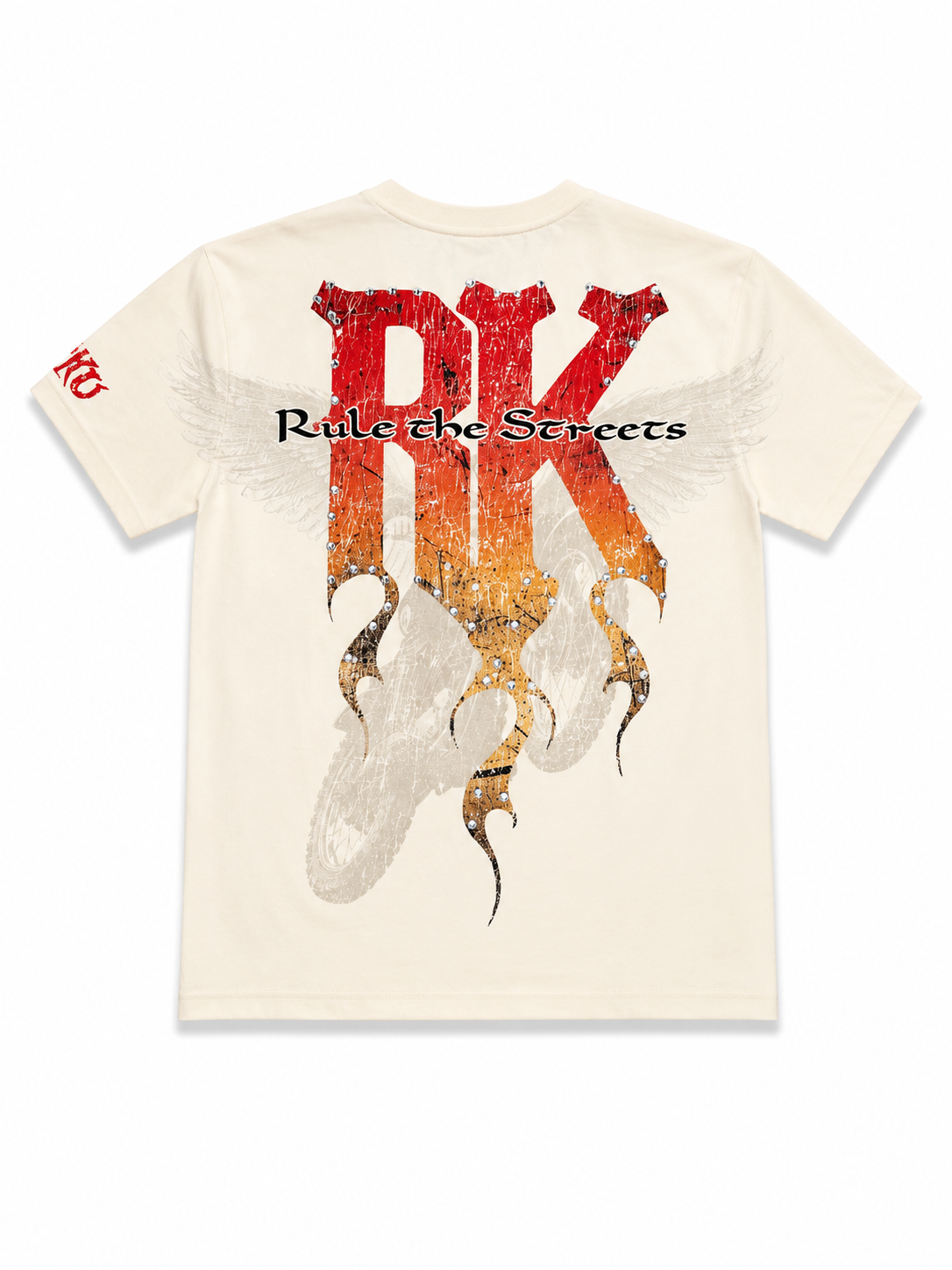 CREAM DAREDEVIL MOTOR GRAPHIC TEE – REDUSTUDIO