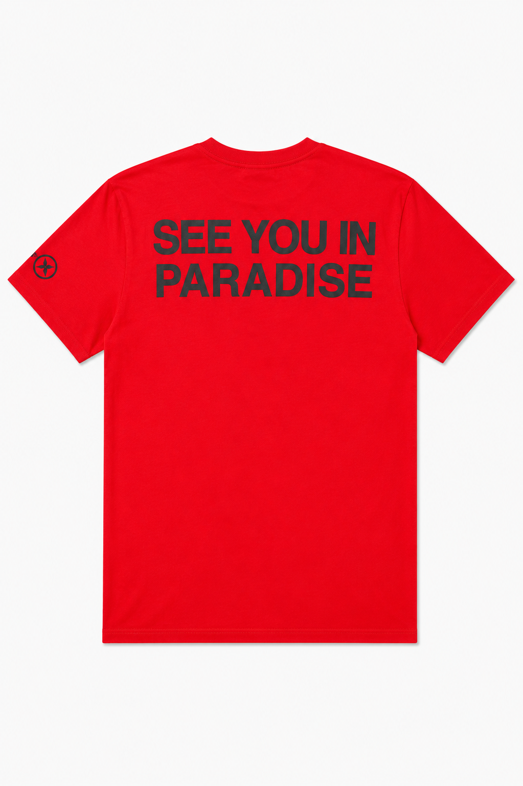PARADISE RED SEE YOU IN PARADISE TEE