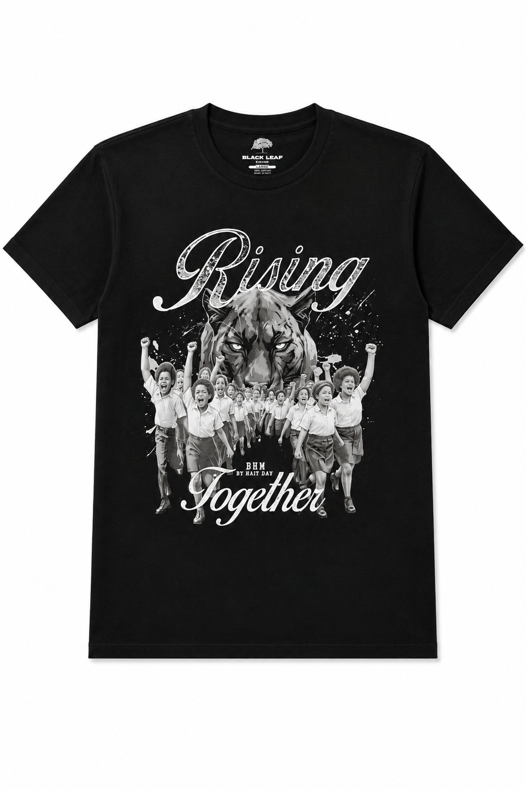 BLACK LEAF – BLACK RISING TOGETHER GRAPHIC TEE