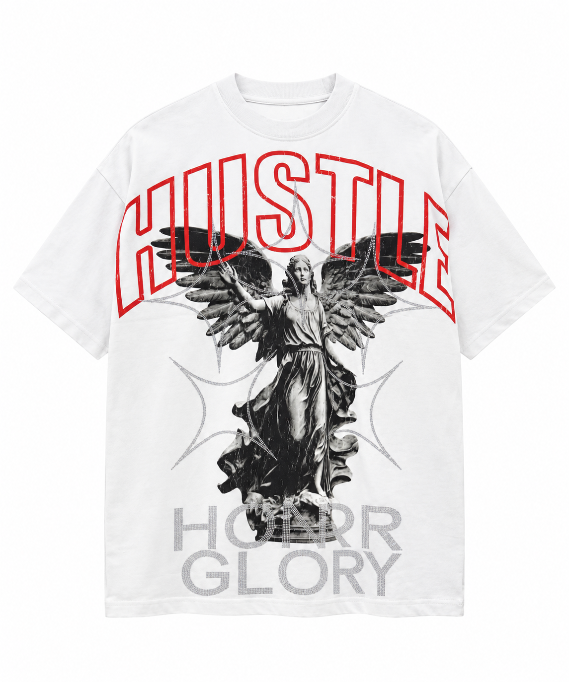 KDNK white &red t-shirt
