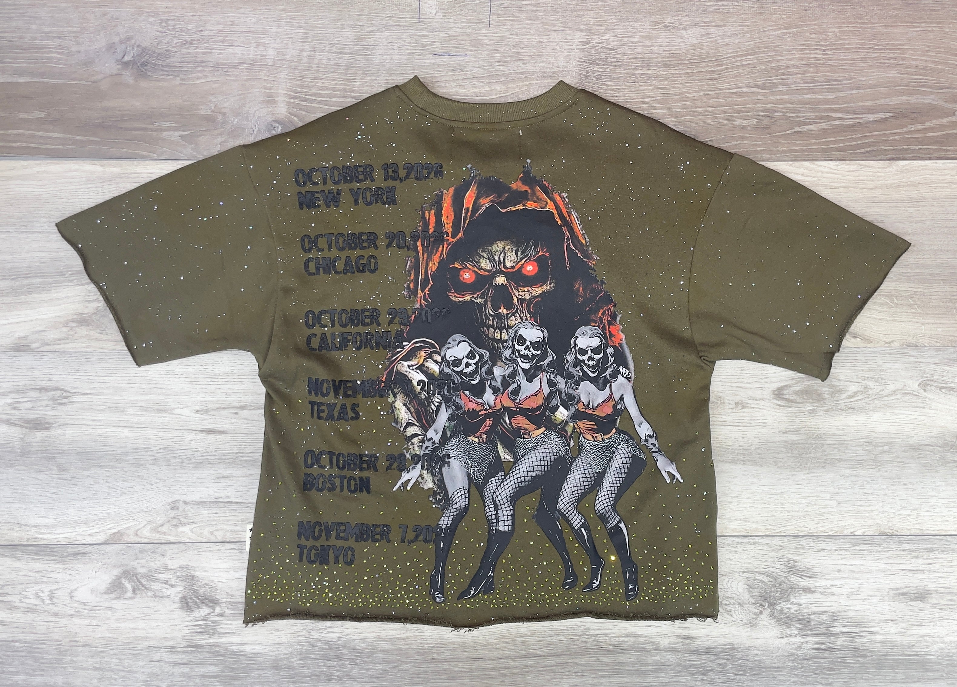 BKYS HELLCAT GREEN TEE