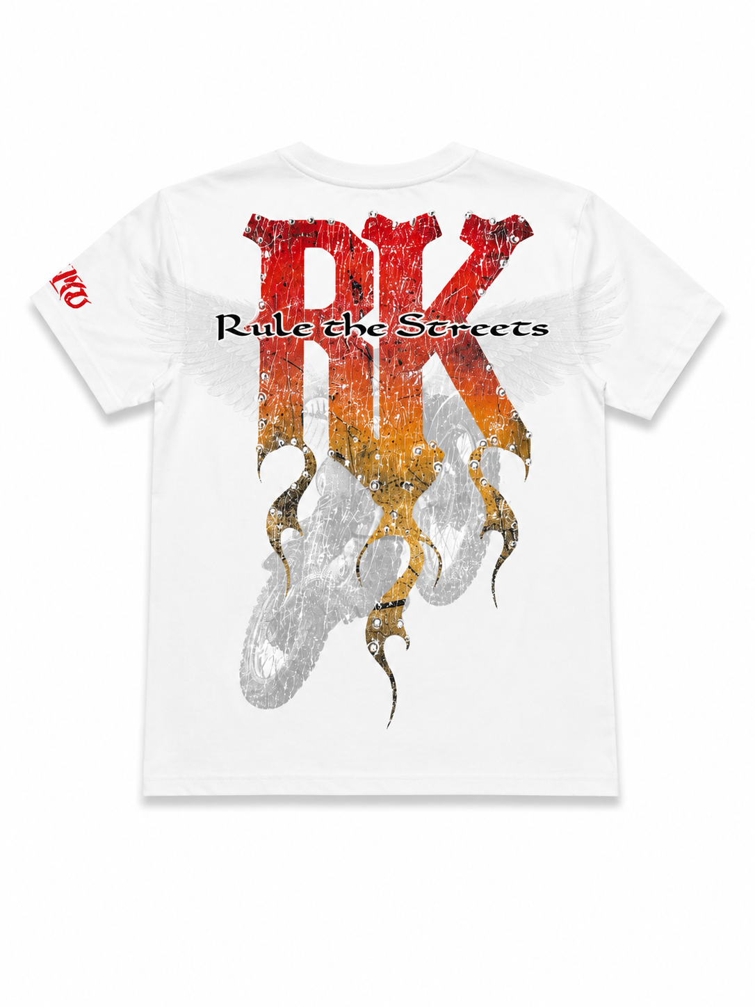 WHITE DAREDEVIL MOTOR GRAPHIC TEE – REDUSTUDIO