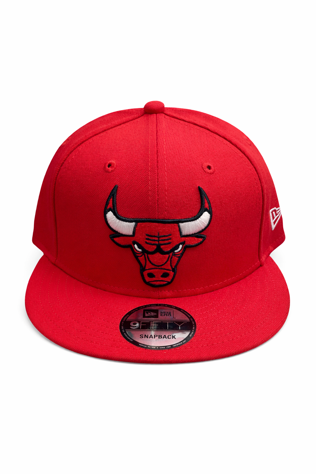 RED EMBROIDERED BULL LOGO SNAPBACK