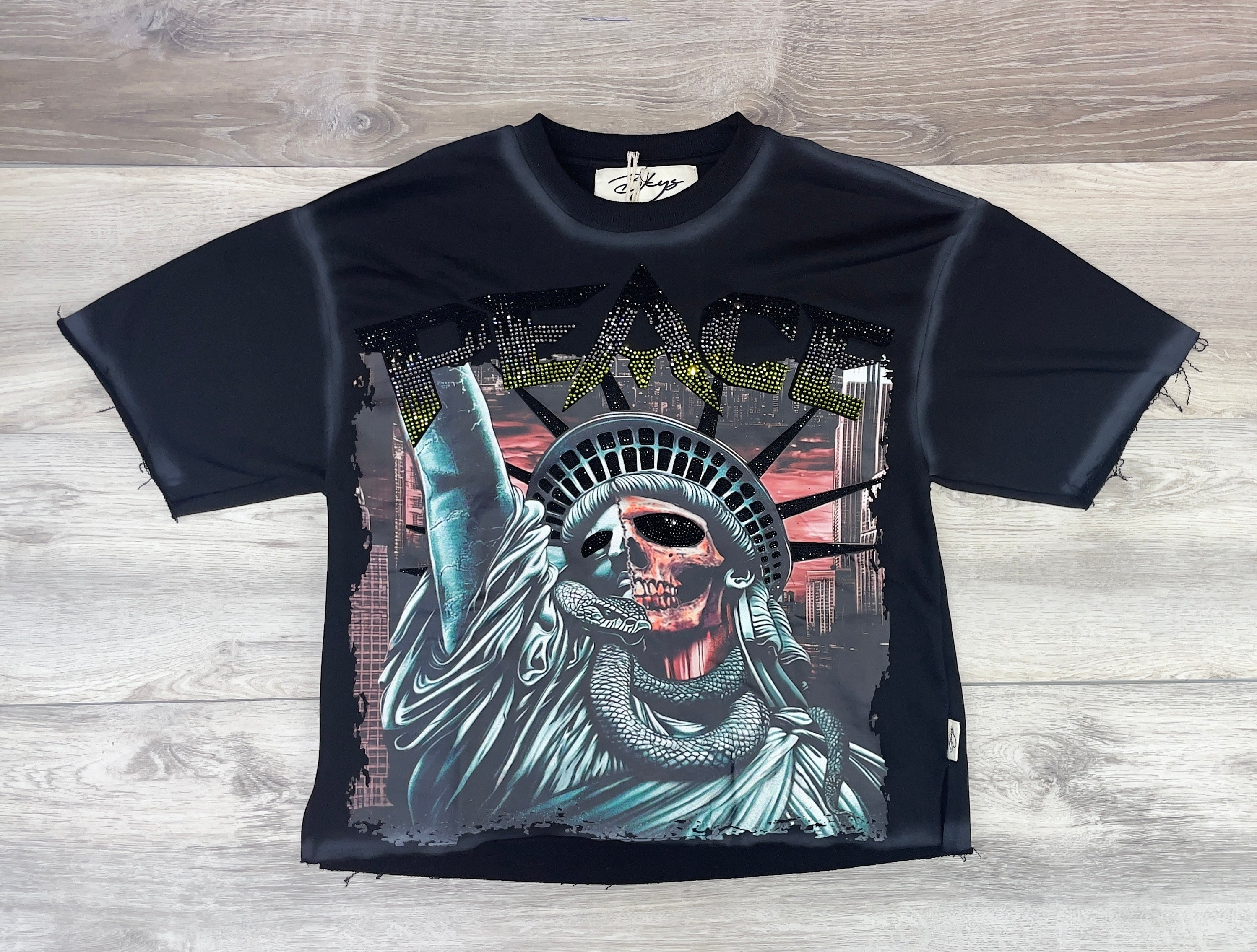 BKYS PEACE LADY LIBERTY TEE
