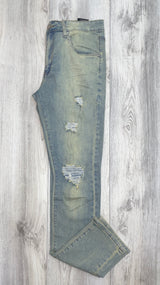 STONE WASH SKINNY JEANS