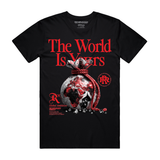 Rich Rugged – The World Is Yours Graphic T-Shirt (Black/Red)
