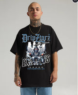 BLACK WINGED MONEY GRAPHIC T-SHIRT