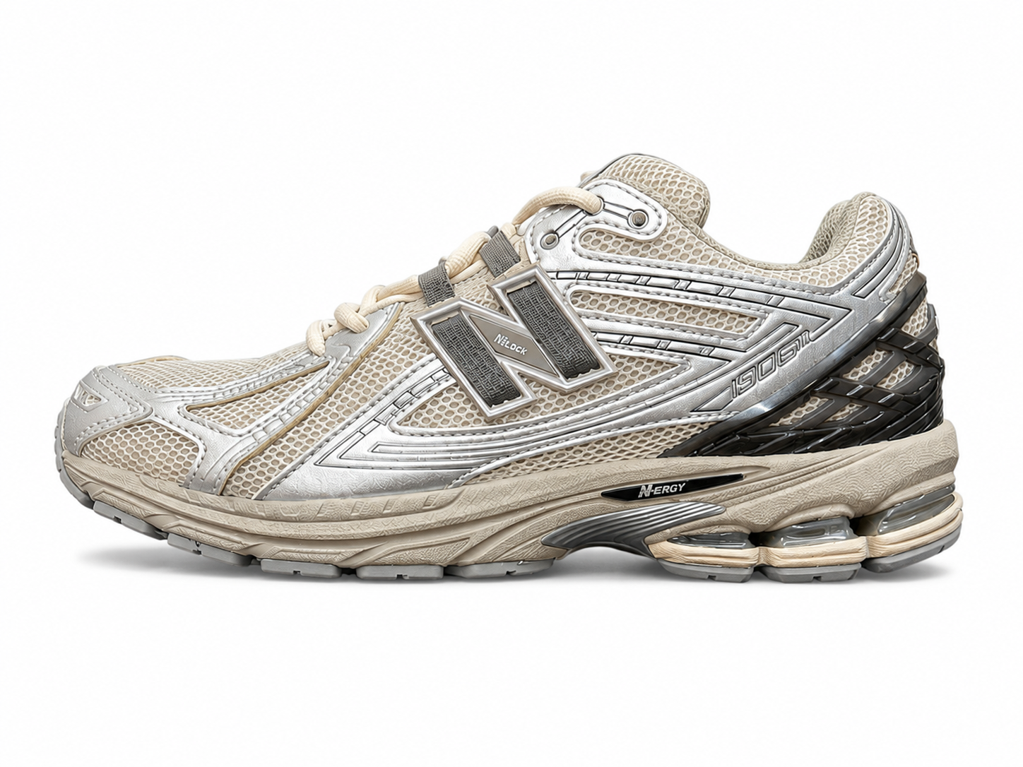 New balance beige shoes