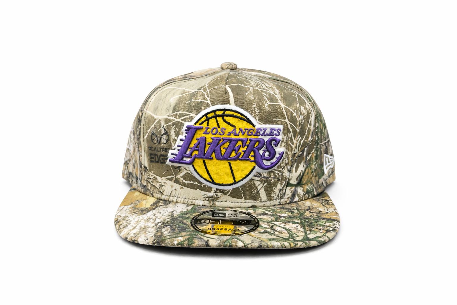 CAMO EMBROIDERED LOGO SNAPBACK