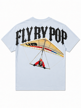 FLY BY POP LIGHT BLUE GLIDER GRAPHIC TEE