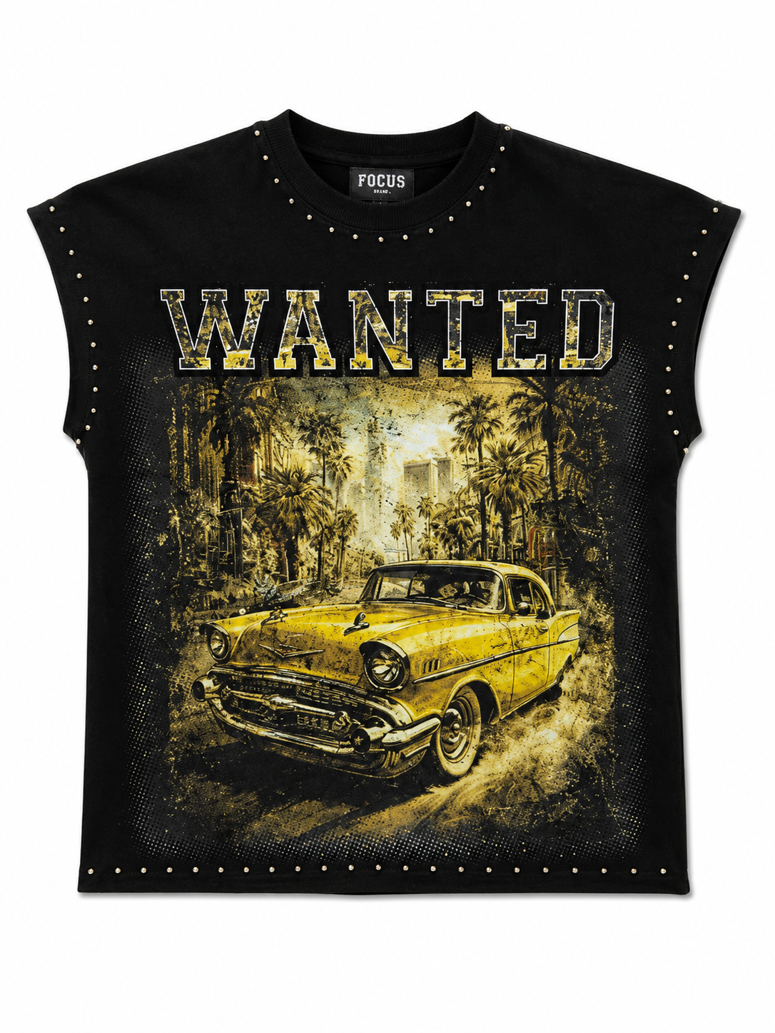Focus Black “Wanted” Graphic T-Shirt
