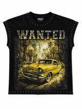 Focus Black “Wanted” Graphic T-Shirt
