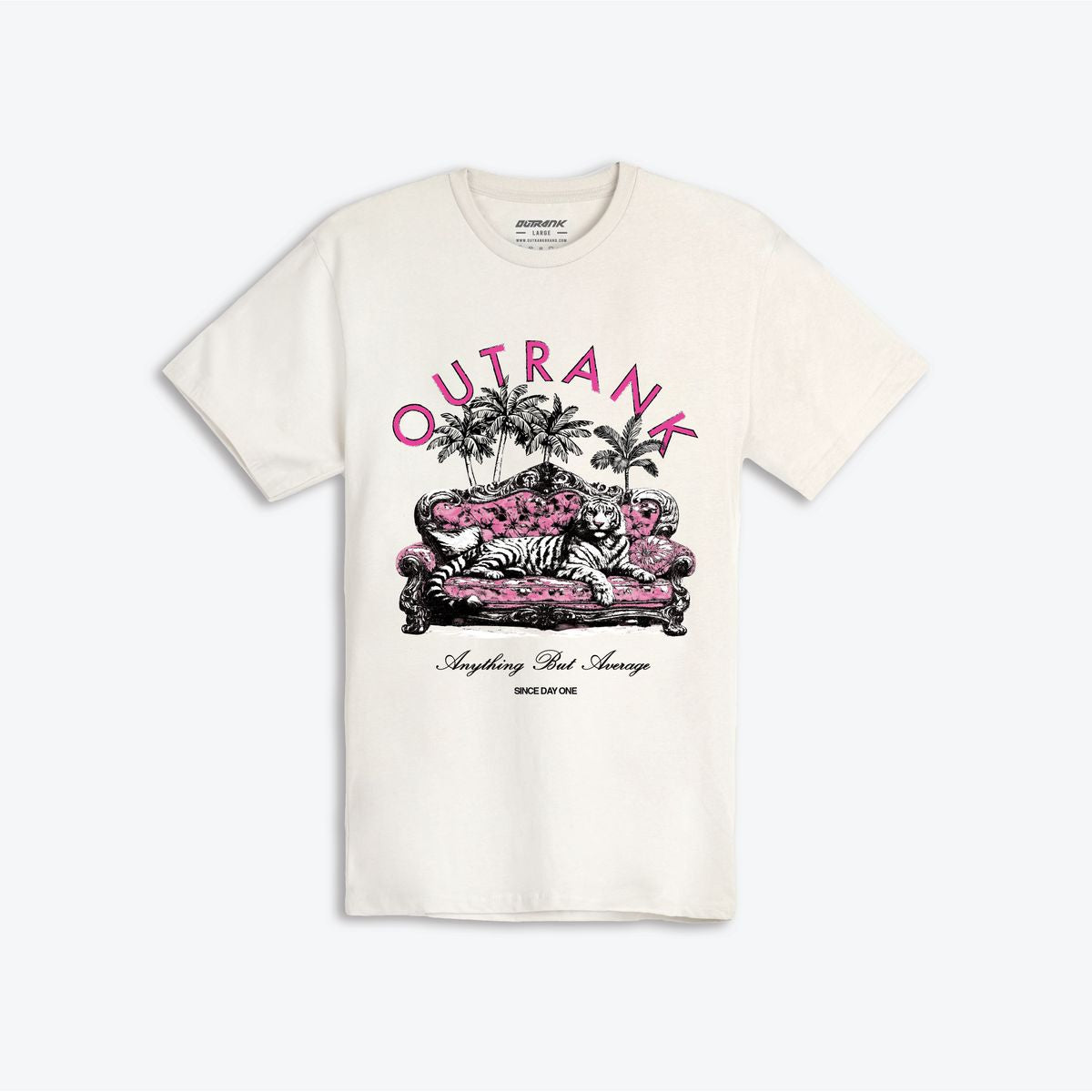 Outrank Peace to My Haters Graphic T-Shirt – White