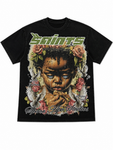 Space Ape Saints Graphic T-Shirt – Black