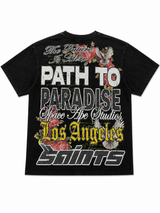 Space Ape Saints Graphic T-Shirt – Black