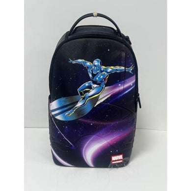 Sprayground MARVEL AVENGERS SILVER SURFER COMIC DESIGN COLLAGE WITH EMBOSSED SHARK BACKPACK