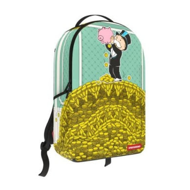 Sprayground MONOPOLY MONEY PILE SHARK BACKPACK