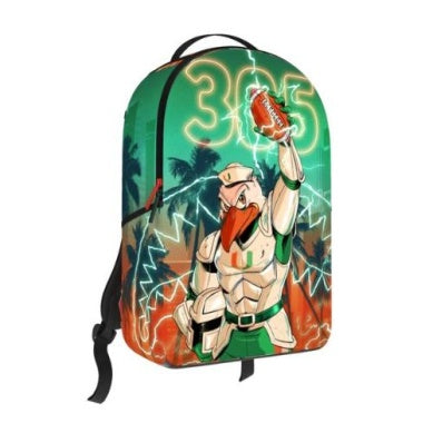 Sprayground UNIVERSITY OF MIAMI EPIC LIGHTNING BACKPACK