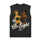 Rich&rugged On Sight on a faded Black heavy tank