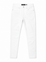 JORDAN CRAIG WHITE DISTRESSED SKINNY JEANS
