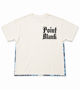 Point blank beige & blue T-shirt