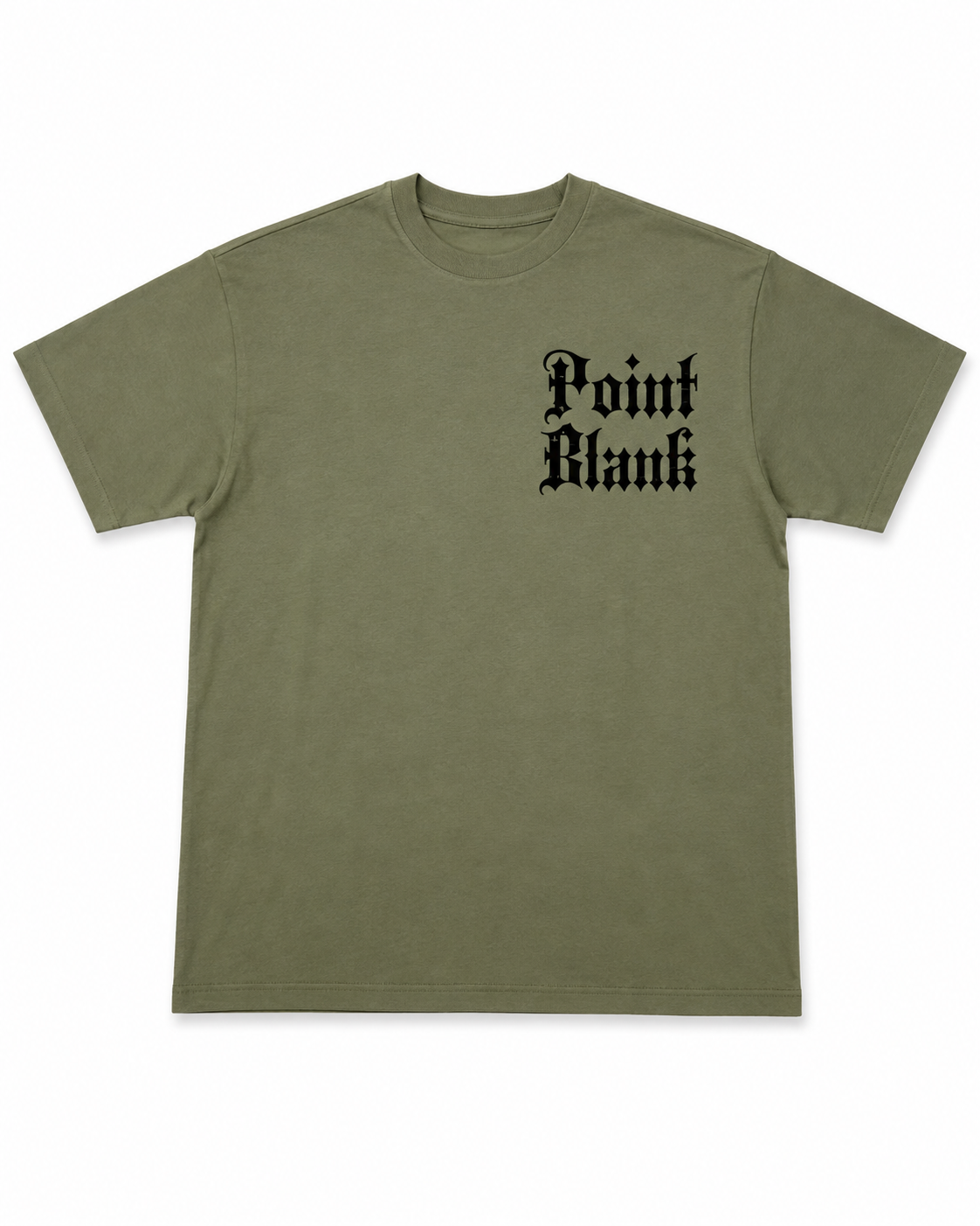Point blank black & green T-shirt