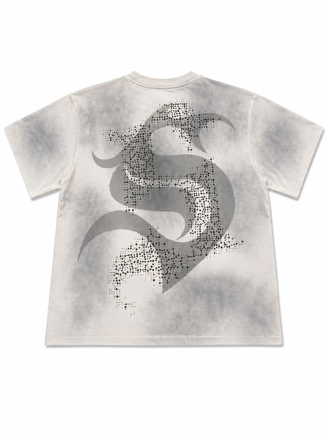 SMOKE RISE RHINESTONE SNAKE GRAPHIC T-SHIRT – GREY
