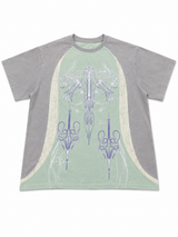 SMOKE RISE MOMENTUM RAGLAN GRAPHIC T-SHIRT – MINT/GREY