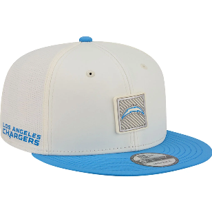 NFL LOS ANGELES CHARGERS NEW ERA 2026 TRAINING 9FIFTY SNAPBACK HAT - CREAM