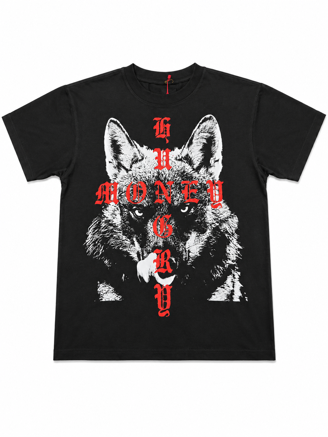 Rich Dead Idols "Hungry" Wolf Graphic Tee – Black