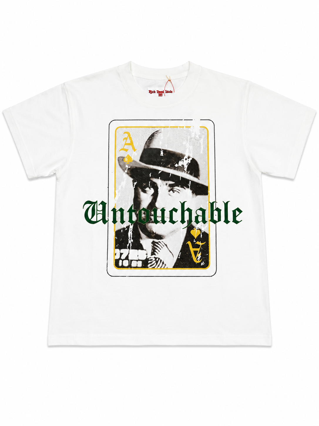 Rich Dead Idols "Untouchable Ace" Graphic Tee – White