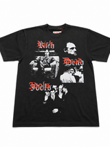 Rich Dead Idols "Omertà" Graphic Tee – Black