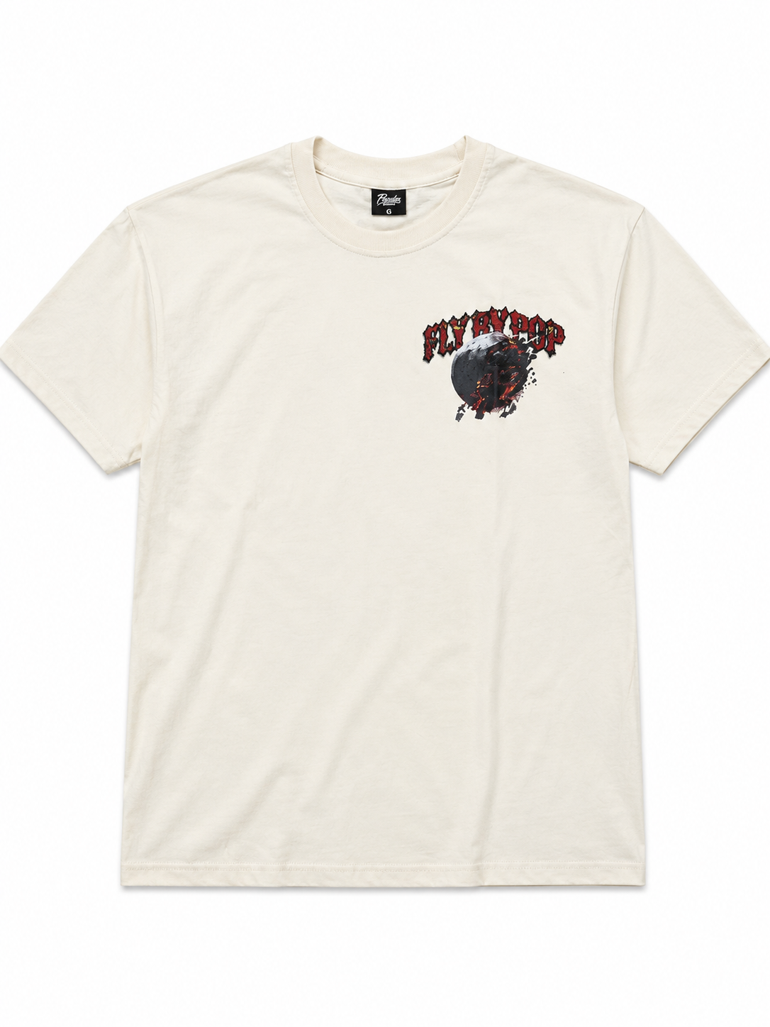 Fly By Pop Molten Planet Graphic Tee – Cream