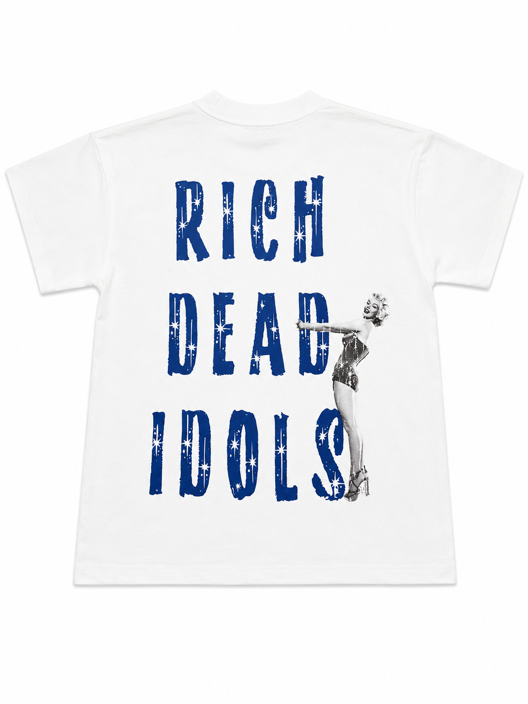 Rich Dead Idols "Counting Money" Graphic Tee – White