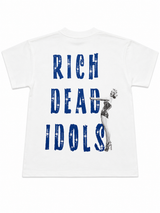 Rich Dead Idols "Counting Money" Graphic Tee – White