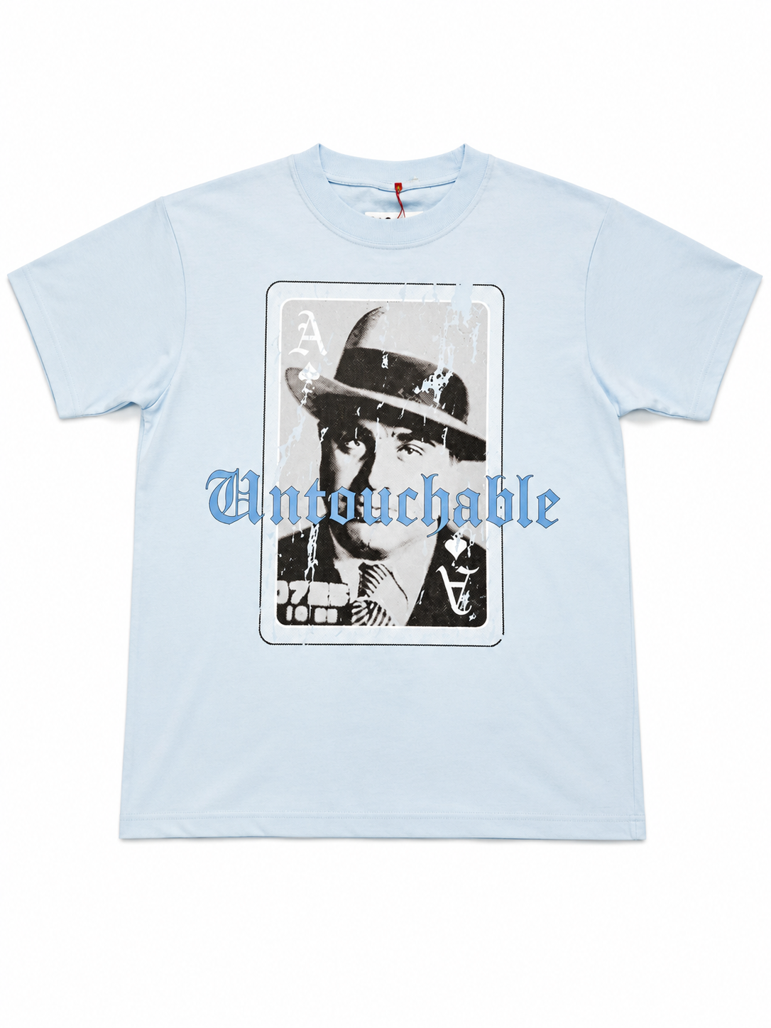 Rich Dead Idols "Untouchable" Graphic Tee – Powder Blue