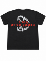 Rich Dead Idols "Hungry" Wolf Graphic Tee – Black