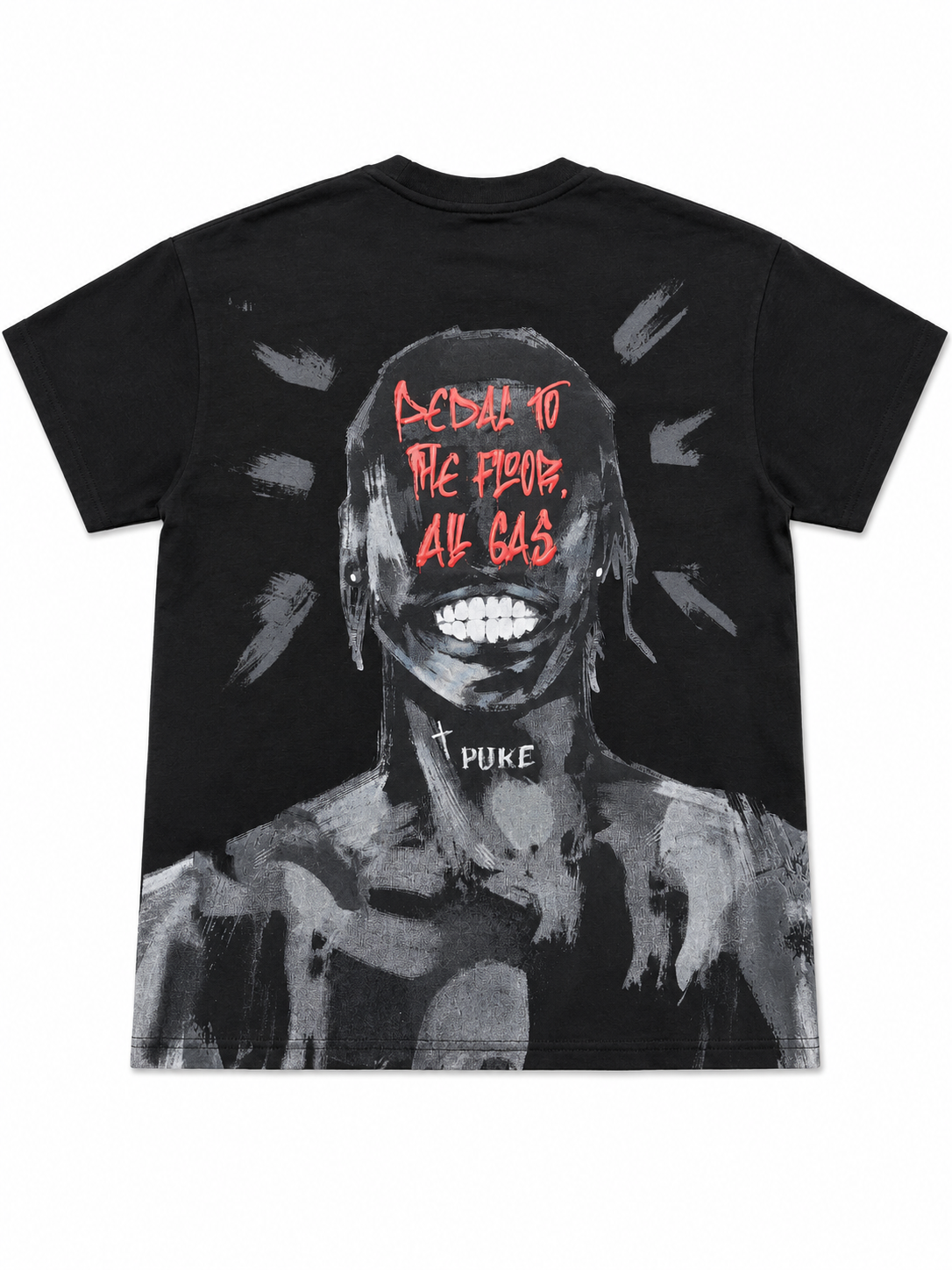Point Blank All Gas No Brakes Graphic Tee – Black