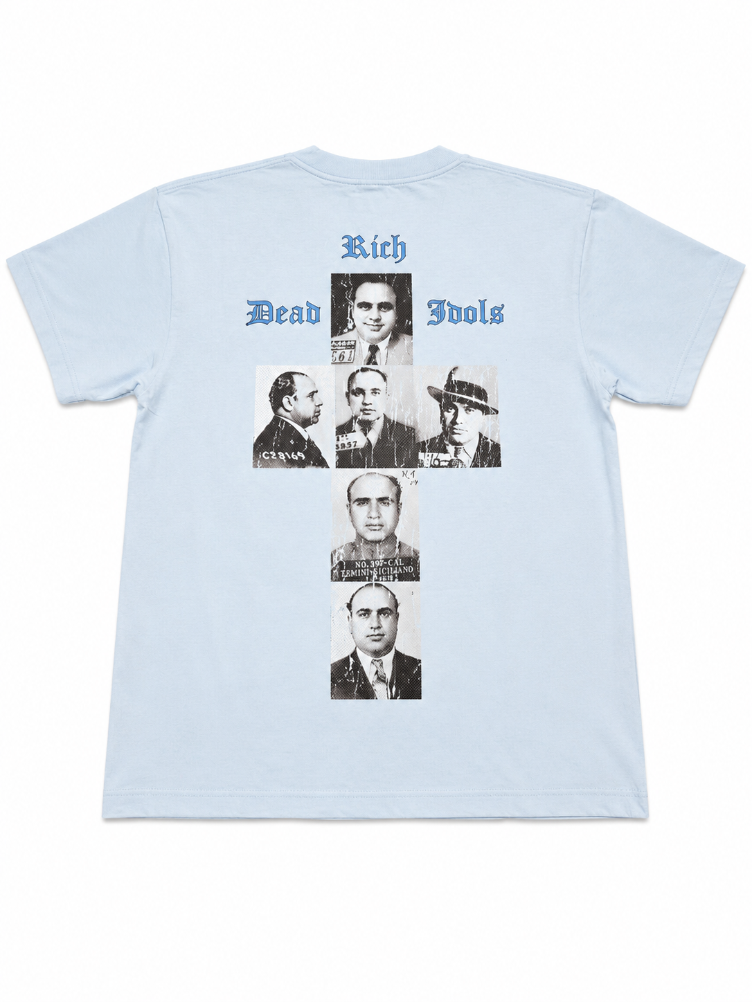Rich Dead Idols "Untouchable" Graphic Tee – Powder Blue