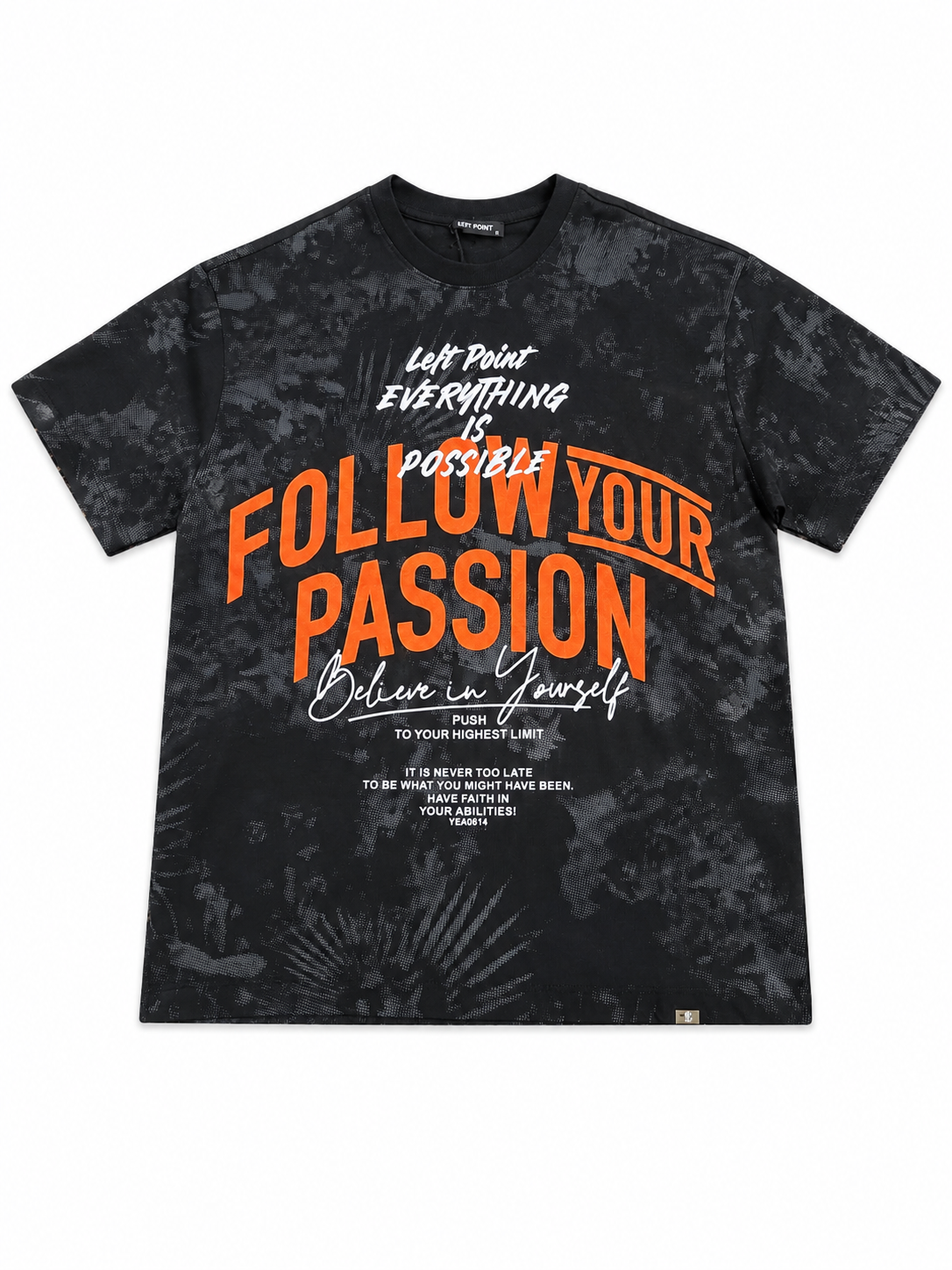 Left Point “Follow Your Passion” Graphic Tee – Black Edition