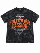 Left Point “Follow Your Passion” Graphic Tee – Black Edition